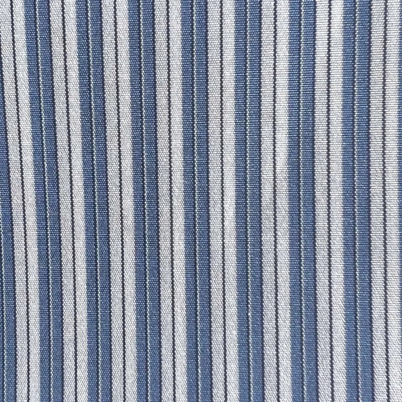 Doen Jora Cotton Poplin Oversized Button Shirt Mini Dress Blue Montauk Stripe - Picture 12 of 13